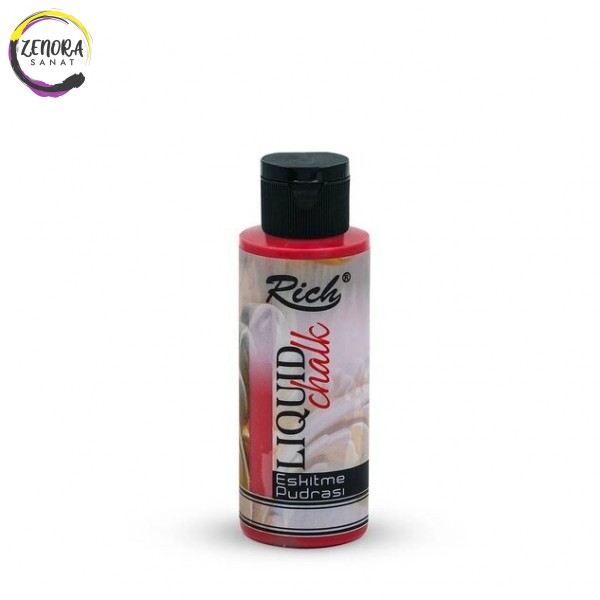 Rich Liquid Chalk Eskitme Pudrası 120 cc Kuşburnu 668 Rich Liquid Chalk Eskitme Pudrası 120 cc Kuşburnu 668