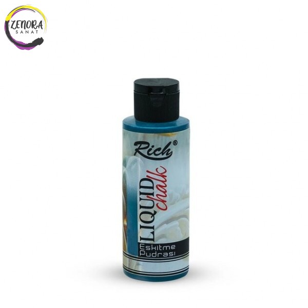 Rich Liquid Chalk Eskitme Pudrası 120 cc Petrol Yeşili 669 Rich Liquid Chalk Eskitme Pudrası 120 cc Petrol Yeşili 669