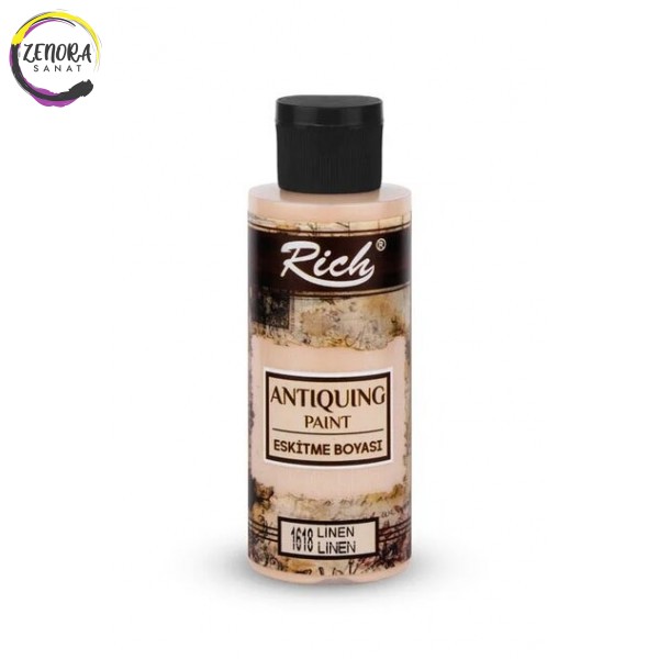 Rich Antiquen Eskitme Boyası 120 cc Linen / Linen 1618 Rich Antiquen Eskitme Boyası 120 cc Linen / Linen 1618