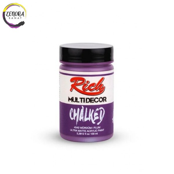 Rich Multidekor Chalked 100 cc Mürdüm / Plum 4542 Rich Multidekor Chalked 100 cc Mürdüm / Plum 4542