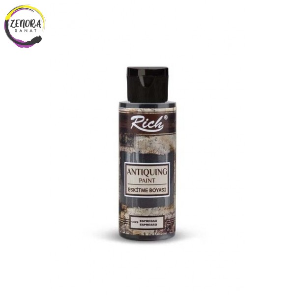 Rich Antiquen Eskitme Boyası 120 cc Espresso / Espresso 1329 Rich Antiquen Eskitme Boyası 120 cc Espresso / Espresso 1329
