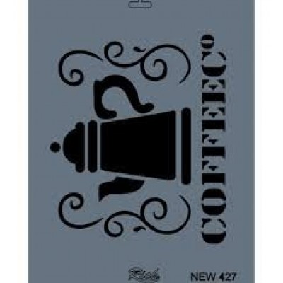 Stencil Coffee Desen New427 35*25