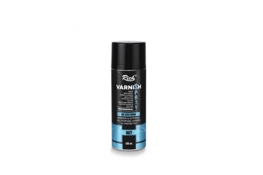 Rich Varnish Spray 400 cc Mat Sprey Vernik 003