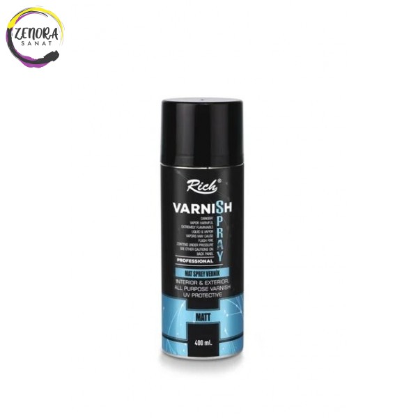 Rich Varnish Spray 400 cc Mat Sprey Vernik 003 Rich Varnish Spray 400 cc Mat Sprey Vernik 003