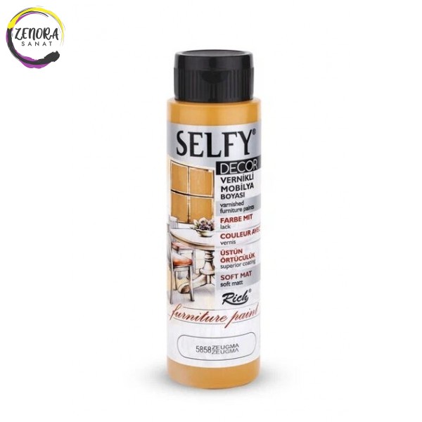 Rich Selfy Dekor Vernikli Mobilya Boyası 500 cc Zeugma / Zeugma 5858 Rich Selfy Dekor Vernikli Mobilya Boyası 500 cc Zeugma / Zeugma 5858