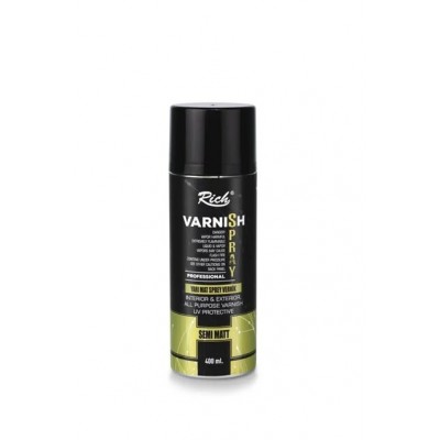 Rich Varnish Spray 400 cc Yarı Mat Sprey Vernik 002