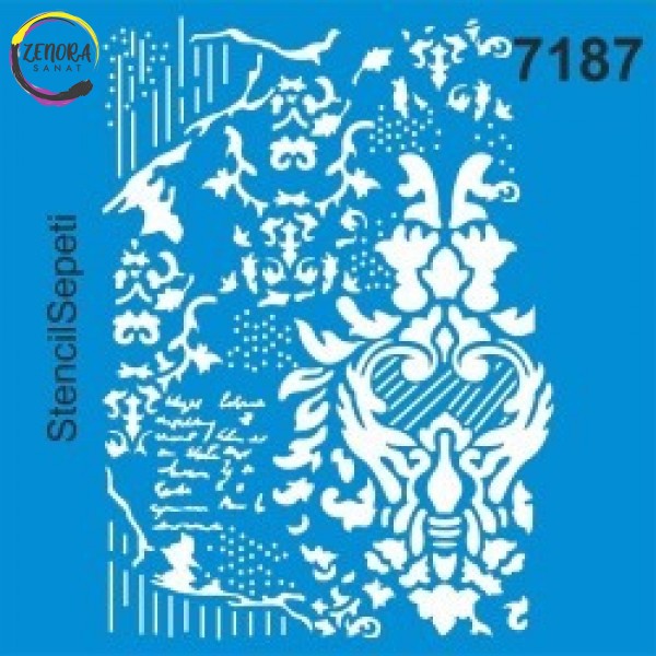 Stencil Karma Desen 7187 40*40 Stencil Karma Desen 7187 40*40
