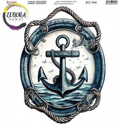 Ütü İle Rub On Transfer 20*20 CM KT194 Ütü İle Rub On Transfer 20*20 CM KT194