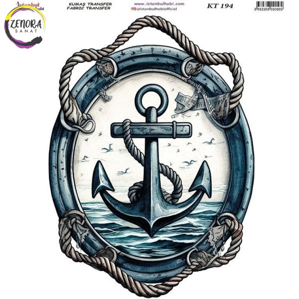 Ütü İle Rub On Transfer 20*20 CM KT194 Ütü İle Rub On Transfer 20*20 CM KT194