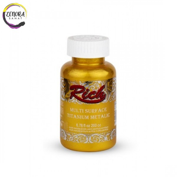 Rich Multi Surface Titanyum Metalik 90 cc Som Altın 2522