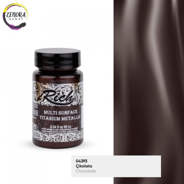 Rich Multi Surface Titanyum Metalik 90 cc Çikolata / Chocolate 2538