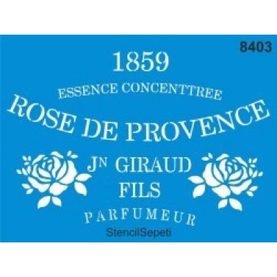 Stencil Provence' in Gülü 8403 40*30