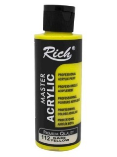 Rich Master Akrilik 120 cc Sarı / Yellow 112