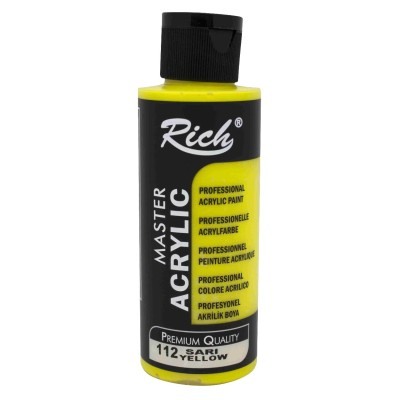 Rich Master Akrilik 120 cc Sarı / Yellow 112