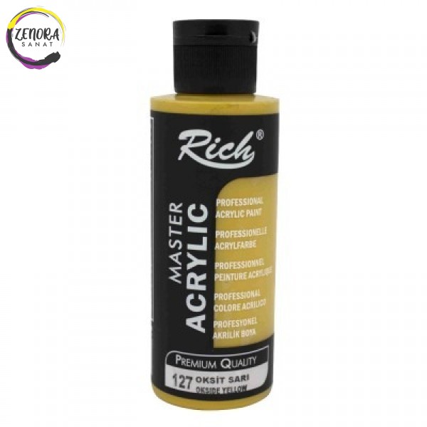 Rich Master Akrilik 120 cc Oksit Sarı / Okside Yellow 127