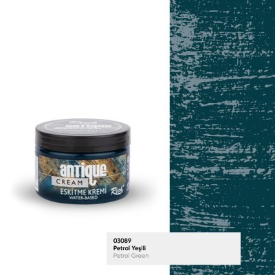 Rich Antique Cream Eskitme Kremi 150 cc Petrol Yeşili / Petrol Green 4505