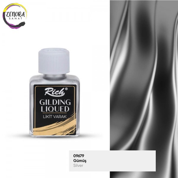 Rich Gilding Liqued 75cc Likit Varak Gümüş / Silver 70023