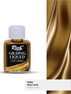 Rich Gilding Liqued 75cc Likit Varak Maya Gold / Mayan Gold 09678 Rich Gilding Liqued 75cc Likit Varak Maya Gold / Mayan Gold 09678