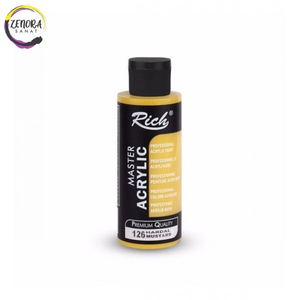 Rich Master Akrilik 120 cc Hardal / Mustard 126