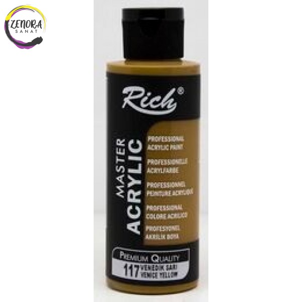 Rich Master Akrilik 120 cc Venedik Sarısı /Venice Yellow 117 Rich Master Akrilik 120 cc Venedik Sarısı /Venice Yellow 117