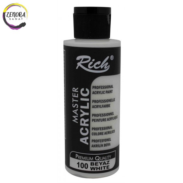 Rich Master Akrilik 120 cc Beyaz / White 100 Rich Master Akrilik 120 cc Beyaz / White 100