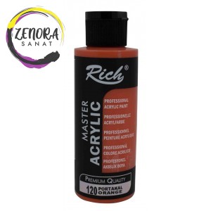 Rich Master Akrilik 120 cc Portakal / Orange 120 Rich Master Akrilik 120 cc Portakal / Orange 120