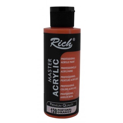 Rich Master Akrilik 120 cc Portakal / Orange 120