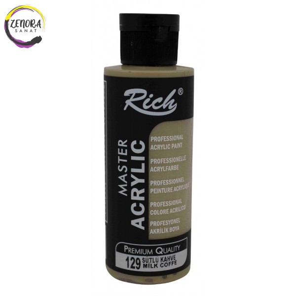Rich Master Akrilik 120 cc Sütlü Kahve / Milk Coffee 129 Rich Master Akrilik 120 cc Sütlü Kahve / Milk Coffee 129