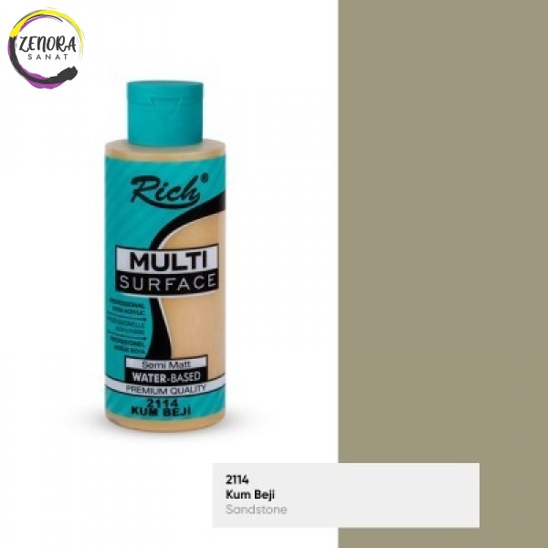 Rich Multi Surface 120 cc Kum Beji / Sand Beige 2114 Rich Multi Surface 120 cc Kum Beji / Sand Beige 2114