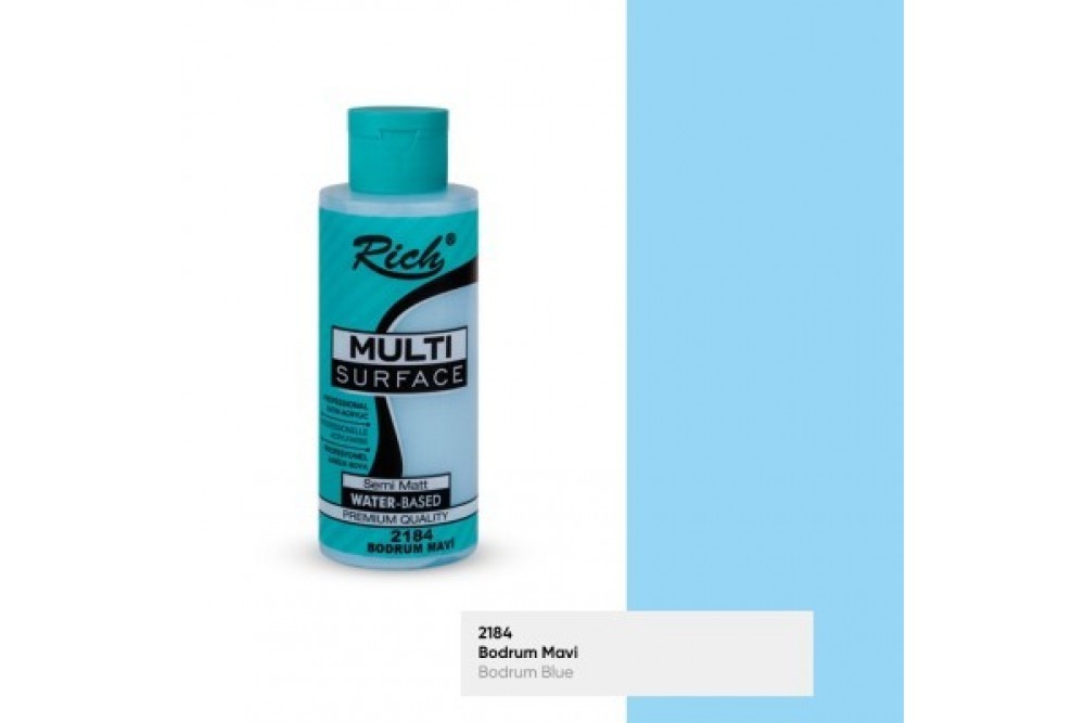 Rich Multi Surface 120 cc Bodrum Mavi / Bodrum Blue 2184 Rich Multi Surface 120 cc Bodrum Mavi / Bodrum Blue 2184