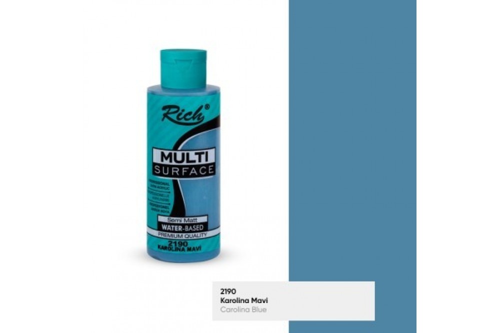 Rich Multi Surface 500 cc Karolina Mavi / Carolina Blue 2190 Rich Multi Surface 500 cc Karolina Mavi / Carolina Blue 2190