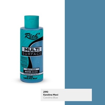 Rich Multi Surface 500 cc Karolina Mavi / Carolina Blue 2190 Rich Multi Surface 500 cc Karolina Mavi / Carolina Blue 2190