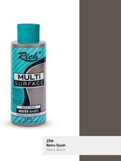 Rich Multi Surface 500 cc Retro Siyah / Retro Black 2316 Rich Multi Surface 500 cc Retro Siyah / Retro Black 2316