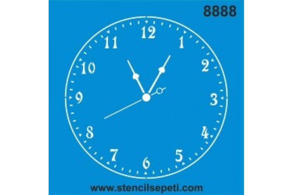 Stencil Saat 8888 40*40