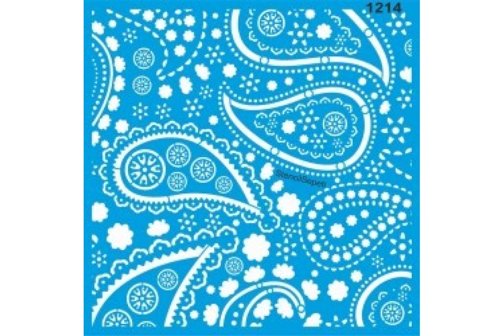 Stencil Şal Deseni 1214 40*40
