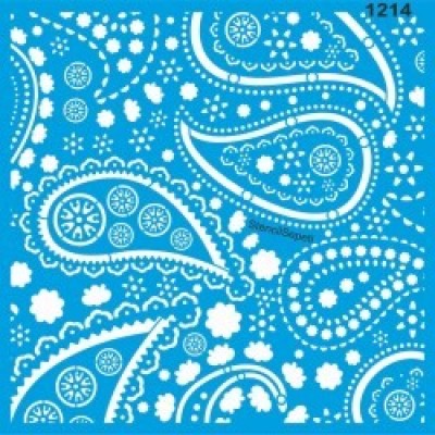 Stencil Şal Deseni 1214 40*40