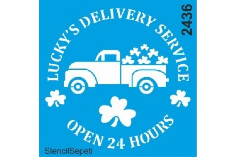 Stencil Şans Deseni 2436 30*30