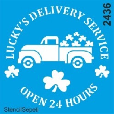 Stencil Şans Deseni 2436 30*30