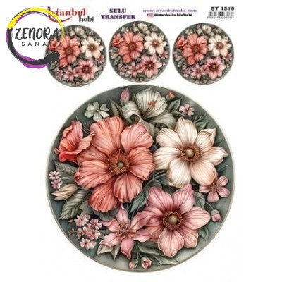 Sulu Transfer Çiçek 25*35 ST 1315 Sulu Transfer Çiçek 25*35 ST 1315
