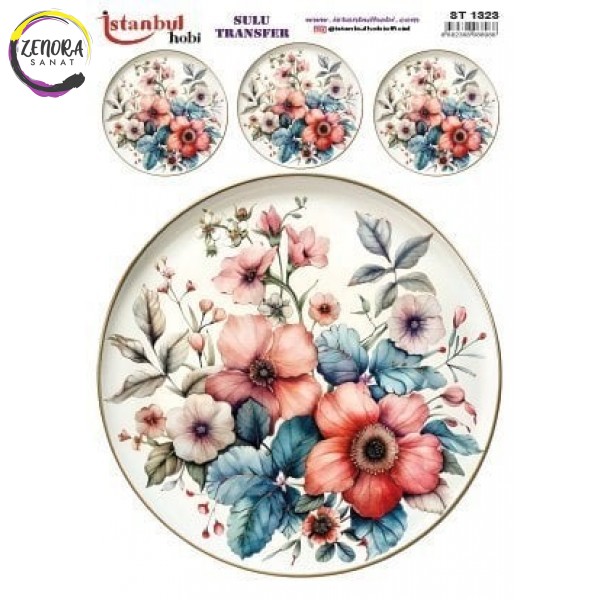 Sulu Transfer Çiçek 25*35 ST 1323 Sulu Transfer Çiçek 25*35 ST 1323