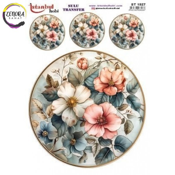 Sulu Transfer Çiçek 25*35 ST 1327 Sulu Transfer Çiçek 25*35 ST 1327