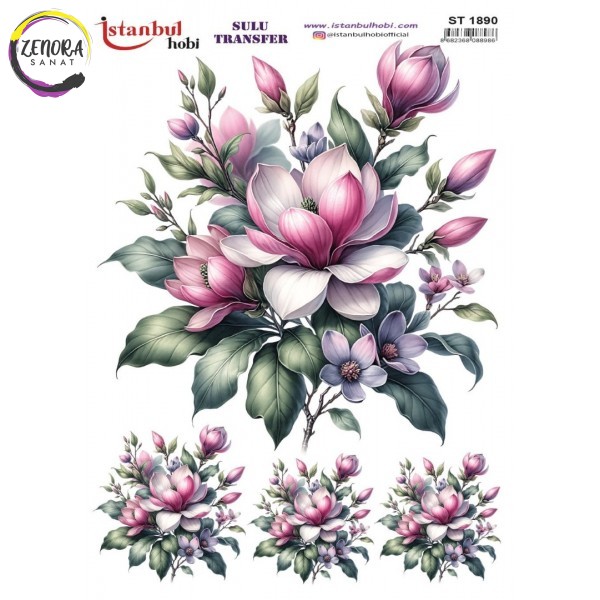 Sulu Transfer Çiçek 25* 35 ST 1890 Sulu Transfer Çiçek 25* 35 ST 1890